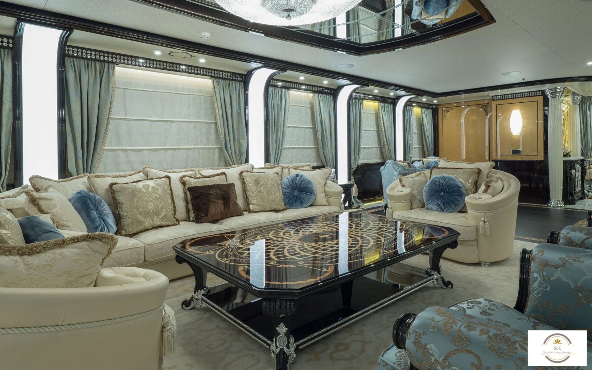 Motor Yacht ELEMENTS Salon Seating